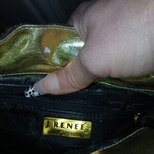 J.Renee Metallic Gold Wristlet ☆Free S&H ☆